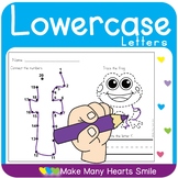 Dot to Dot Lowercase Letters   MHS286