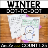 Dot to Dot Printables - Connect the Dots - Alphabet - Numbers
