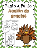 Dot to Dot Thanksgiving in Spanish/ Punto a Punto Dia de D