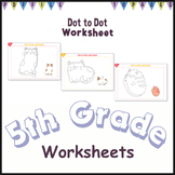 Dot to Dot Worksheet for Kids | 5th Grade Worksheets