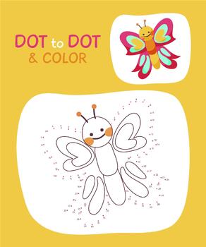 Preview of Dot-to-Dot Creations: Colorful Journey for kids Explorers