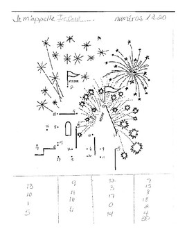 Dot To Dot French Worksheets Teaching Resources Tpt