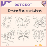 Dot to Dots Butterflies