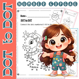 DOT to DOT/CONNECT the DOTS NUMBER 1-70 in the PICTURES.