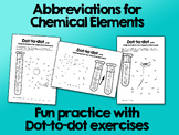 Dot-to-dot with Abbreviations for Chemical Elements