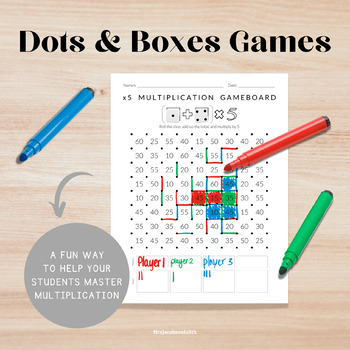 Preview of Dots & Boxes Multiplication Games