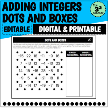 Number Dots & Boxes Game Book: A Fun Twist To The Dot & Box Game For Hours  Of Fun!: 99 Pages Of Dot & Box Games With Numbers. A Fun And Excellent