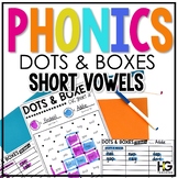CVC Short Vowel Phonics Games | Dots and Boxes