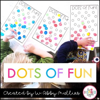 Preview of Dots of Fun Preschool Fine Motor Activity - Dauber Arts & Crafts