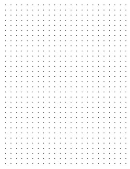 Dotted Grid paper - Printable Bullet Dot Journal Paper - Bujo style