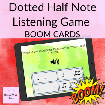 Shark Attack! Dotted Half + Dotted Quarter Notes Rhythm Reading Game for  Centers