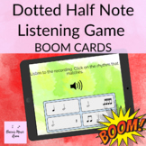 Dotted Half Note Guessing Game Boom Cards | Digital Music 