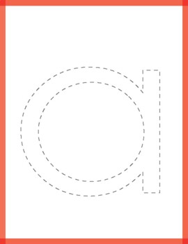 Preview of Dotted Letter Painting - Lowercase Vowels
