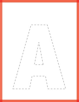 Preview of Dotted Letter Painting - Uppercase Bold ABCs