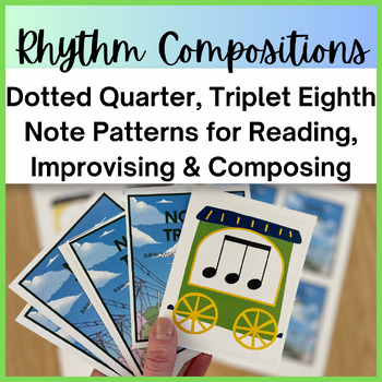 Preview of Dotted Quarter Note and Triplet Eighth Notes Improvisation and Composition Game