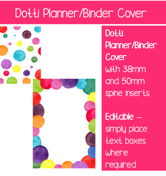 Preview of Dotti Binder Planner Theme