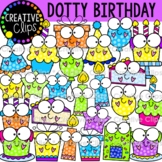Dotty Birthday Clipart {Creative Clips Clipart}
