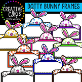 Dotty Bunny Frames {Creative Clips Digital Clipart}