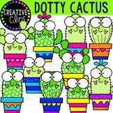 Dotty Cactus Clipart {Creative Clips Clipart}