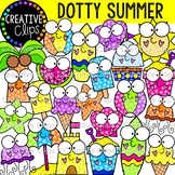 Dotty Summer Clipart {Creative Clips Clipart}