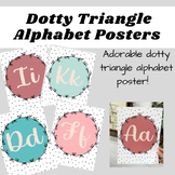 Dotty Triangle Sea Colored Alphabet Posters!