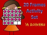 Double 10 Frame Cards and Activity Set