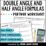 Double Angle and Half Angle Identity Formulas Self Checkin
