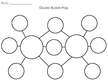 double bubble map clipart black