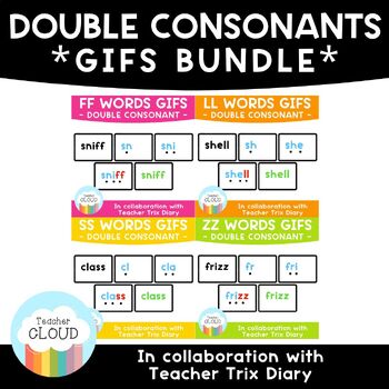 Preview of Double Consonant GIFS BUNDLE ($26 value)