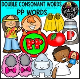 Double Consonant PP Words Clip Art Set {Educlips Clipart}