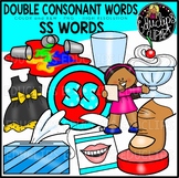 Double Consonant SS Words Clip Art Set {Educlips Clipart}