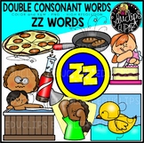 Double Consonant ZZ Words Clip Art Set {Educlips Clipart}