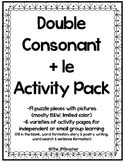 Double Consonant + le Activity Pack