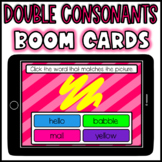 Double Consonants BOOM Cards Picture Word Match