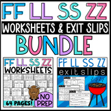 Double Consonants: FF LL SS and ZZ BUNDLE: Worksheets and 