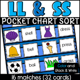 Double Consonants LL and SS Pocket Chart Sort