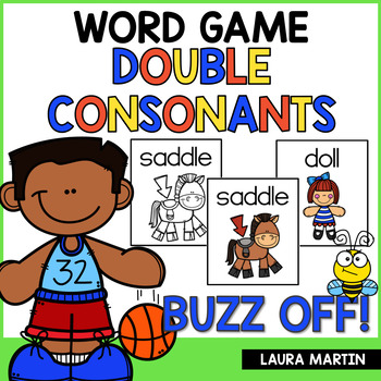 Preview of Double Consonants Word Game - Floss Rule Activities - FF LL SS ZZ Words
