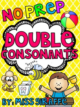 Preview of Double Consonants Worksheets Final ff ll ss zz Floss Rule Worksheets NO PREP!