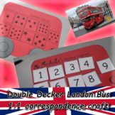 Double Decker Bus 1:1 correspondence craft
