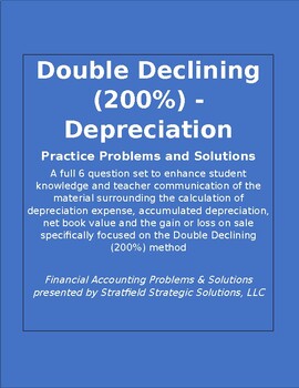 Preview of Double Declining Depreciation Accounting Method Problems and Solutions