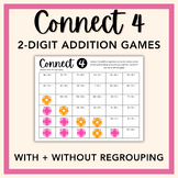 Double-Digit Addition Connect 4 Game | 2-Digit Addition Pa