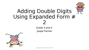 Preview of Double Digit Addition- Expanded Form