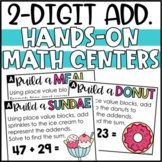 Double Digit Addition Math Center