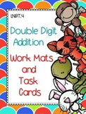 Double Digit Addition Mats and Task Cards