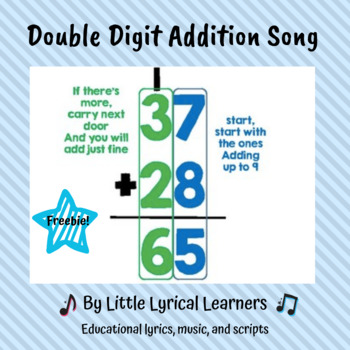Preview of Double Digit Addition Song