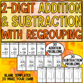 Double Digit Addition & Subtraction with Regrouping 1 (Inc