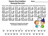 Double Digit Addition With Regrouping New Year's Math Acti