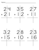 Double-Digit Addition and Subtraction Packet