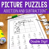 Double Digit Addition and Subtraction Picture Puzzles