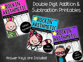 Addition and Subtraction Double Digit Math Fact Bundle